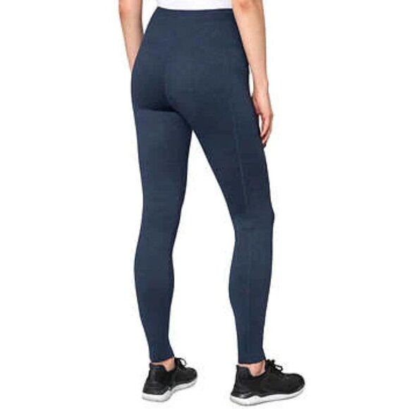 NEW Mondetta Brushed Jacquard Legging | Blue - Picture 3 of 5